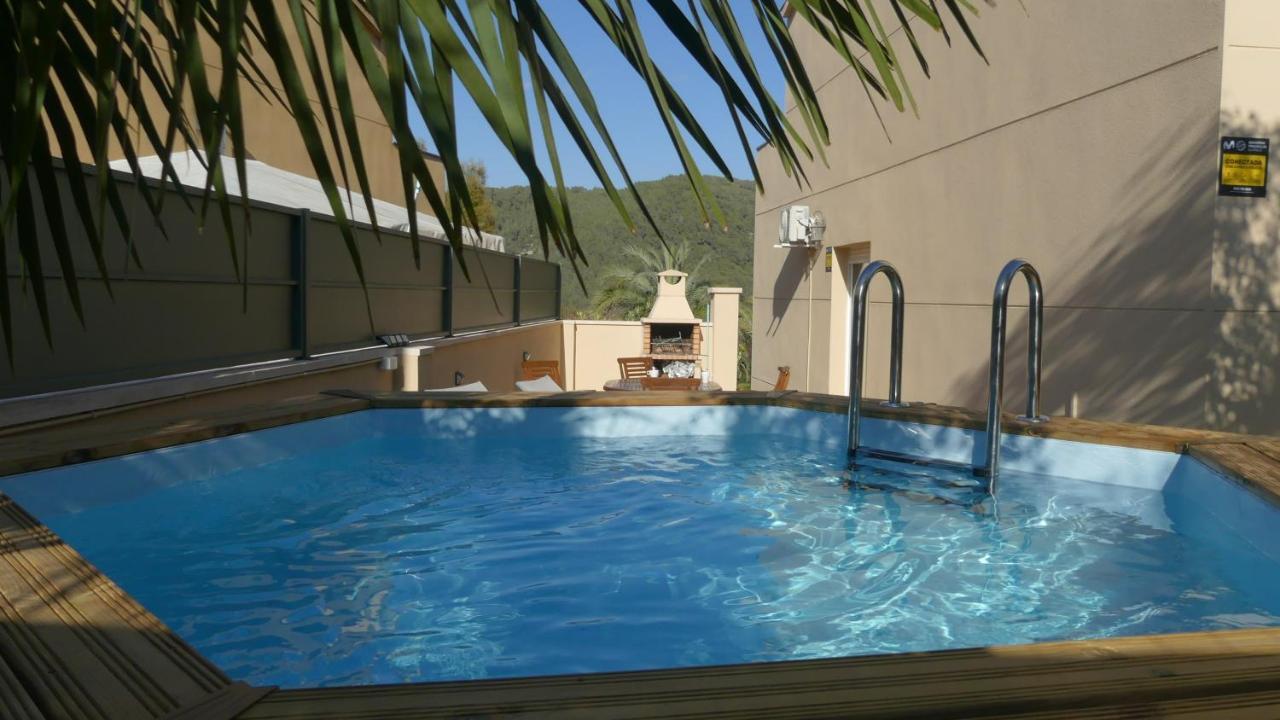فيلا Raco Del Garraf Ca La Matilde House Bbq And Pool Olivella المظهر الخارجي الصورة